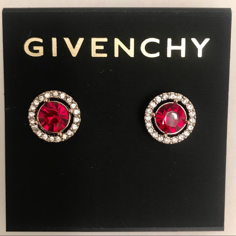 Givenchy Tound Halo Stud Earrings
